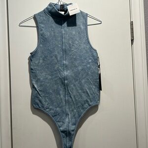 Blue Denim Body Suit